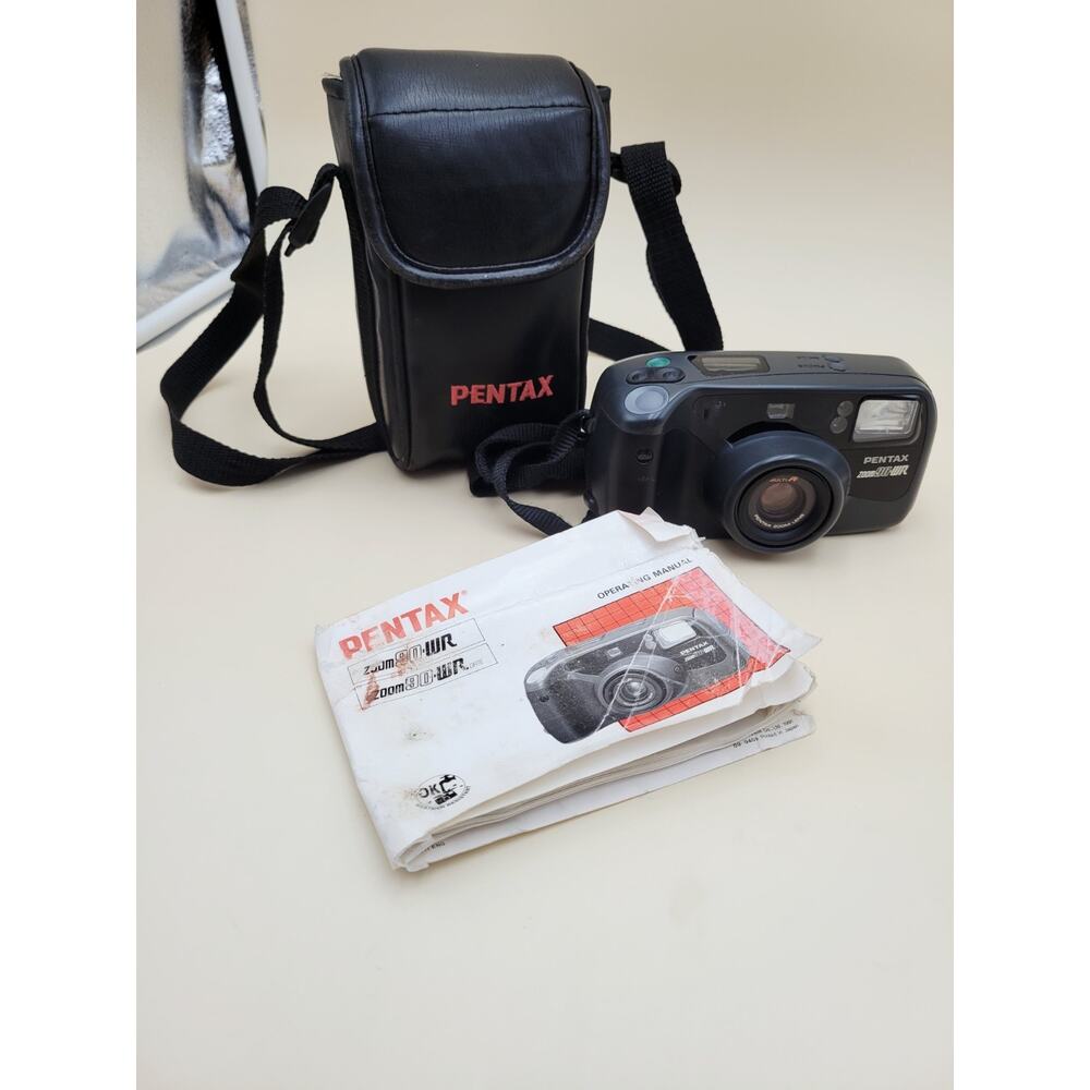 Pentax Zoom 90-WR 35mm Point & Shoot Weather Resistance Camera No Remote